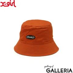 エックスガール バケットハット レディース X-girl バケハ ハット ブランド 春 夏 秋 冬 深め BROKEN OVAL LOGO BUCKET HAT 105233051009 BROWN