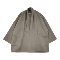 evam eva ショートローブ short robe 定価31900円 E253T186 サイズM ウールカシミヤ コート 25AW グレー レディース エヴァムエヴァ【中古】5-1203T♪のサムネイル
