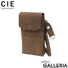 CIE ショルダーバッグ メンズ レディース ブランド 斜めがけ シー 本革 ショルダー ミニ 縦型 スマホポーチ 軽量 FOLK MOBILE SD - S 032257 BROWN