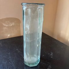 江戸切子 華硝 薄緑色被せ 一輪挿し - メルカリ