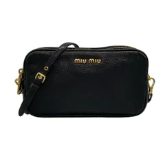 2026年最新】miumiu ショルダーバッグ 黒の人気アイテム - メルカリ