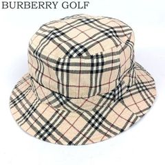 【美品】BURBERRY GOLF　バケットハット　ノヴァチェック　ベージュ 楽天市場】バーバリー BURBERRY バケットハット チェック柄 帽子
