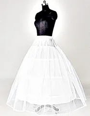 こもれび屋 パニエ ロングドレス用 ペチコート ウエディングドレス プリンセス Ｆサイズ COS007