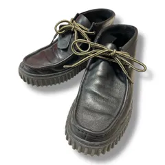 clarks クラークス Torhill Hi トーヒルハイ レザーシューズ  コンタークッション ワラビー ビッググリッパー メンズ サイズUK8 26cm ブラック 参考価格24200円 久喜倉庫店 56 No.K1059Y