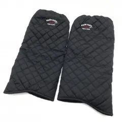 【超美品】マリクレール リバーシブルレッグウォーマー 黒 キルティング 裏ボア  レディース  ゴルフウェア marie claire