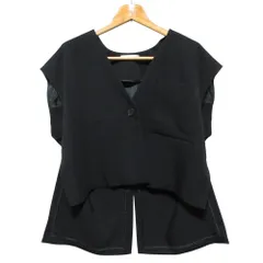 美品 25SS ADORE アドーア ドライカシドス ノースリーブブラウス ベスト 531-5110304 サイズ38 ブラック レディース 古着 中古 USED 美品 25SS ADORE アドーア ドライカシドス ノースリーブブラウス