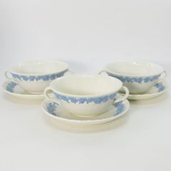 ウェッジウッド プレート□ユーランダーパウダー ルビー 20cm 6枚