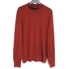 美品 ZEGNA（ゼニア）ウールカシミヤ混ニット ハイネック オレンジ L 近年 アウトレット 価格 通販ファッション - 美品 ZEGNA（ゼニア）ウール