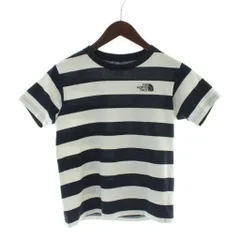 ザノースフェイス THE NORTH FACE Tシャツ 半袖 130 ネイビー 紺 ホワイト 白 ボーダー柄 NTJ32321 /AP