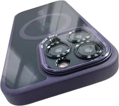 iPhone15 Pro ケース、一体型カメラレンズ保護機能付き、[MagSaf