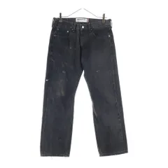 Levi's (リーバイス) 00S 505 ジップフライ レギュラーフィット デニムパンツ ブラック