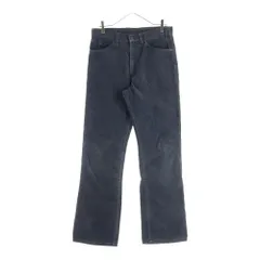 Levi's (リーバイス) 80S VINTAGE 517 ボタン裏536 コーデュロイ ヴィンテージ ブーツカット フレアパンツ ブラック