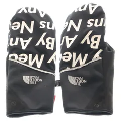 SUPREME (シュプリーム) 15AW ×THE NORTH FACE Winter Runners Glove ノースフェイス ウィンターランナーズグローブ 手袋 ブラック NN61500I