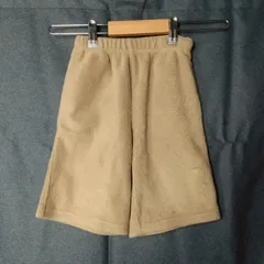 M1-02365【Kids】COMME CA ISM(コムサイズム) ハーフパンツ 男の子 (110) / 茶系 裏、ウエスト右側汚れ有 裏、左ヒップ汚れ有 K