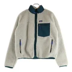 PATAGONIA (パタゴニア) レトロX ジャケット フリースジャケット ベージュ/グリーン キッズ 65626FA25
