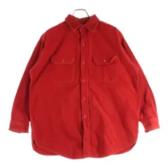L.L.Bean (エルエルビーン) 50s VINTAGE シャモア長袖ボタンシャツ レッド