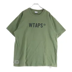 WTAPS (ダブルタップス) 23SS SIGN SS TEE フロントロゴTシャツ 半袖クルーネックカットソー カーキ