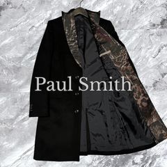 美品　現行タグ　ポールスミス　レオパード裏地　ボア　チェスターコート　希少 極美品 Paul Smith ポールスミス チェスターコート ロングコート
