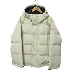 美品 24AW DANTON ダントン DOWN ARMY HOODED JACKET フーデッド ダウンジャケット ブルゾン XS アイボリー メンズ 古着 中古 USED