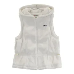 サイズ：40 M.U SPORTS エムユースポーツ  フェイクファー フード付きベスト  ホワイト系 [240101588842] ゴルフウェア レディース ストスト
