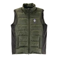 サイズ：M BEAMS GOLF ビームスゴルフ  ダウンジップベスト  カーキ系 [240101589933] ゴルフウェア メンズ ストスト