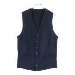 EMPORIO ARMANI (エンポリオアルマーニ) ジレベスト ヘリンボーン柄 ブラック 11J67S 11S33