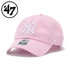 お買得 フォーティーセブン 47 メンズ レディース (ユニセックス) '47 クリーンナップ ニューヨーク・ヤンキース Contrast Stitch ペタルピンク 14858222 帽子 キャップ