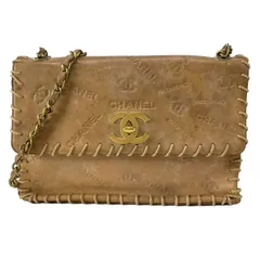 CHANEL(シャネル) ショルダーバッグ - ライトブラウン レザー
