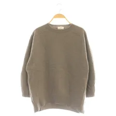 イエナ IENA ファインウールレンクルーネックプルオーバー ニット セーター グレー /DF ■OS