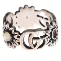 GUCCI (グッチ) ダブルG フラワー リング シルバー