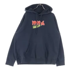 MM6 Maison Margiela (エムエムシックスメゾンマルジェラ) 21AW 6 Tour プリントプルオーバースウェットパーカー フーディ ブラック S52GU0149