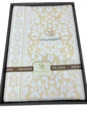O-1971　未使用　綿毛布　SONIA GARAVANI　毛布　サイズ140cmX200cm