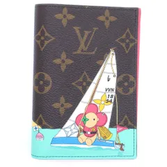 LOUIS VUITTON (ルイヴィトン) クーヴェルテュール パスポール ヴィヴィエンヌ パスポートケース パスポートホルダー 手帳カバー ブックカバー ブラウン PVC M82625
