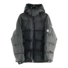 MONCLER (モンクレール) BAZILLE バジーレ ナイロン フーデッド ダウンジャケット カーキ 41311