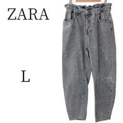 ZARA ザラ グレー デニム・ジーンズ（ストレート） L