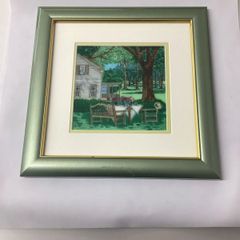 七宝焼 額装 壁掛け インテリア 風景画 伝統工芸 - メルカリ