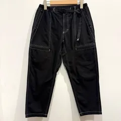 グラミチ GRAMICCI BEAMS別注 ステッチデザイン ベイカーパンツ ブラック サイズS【送料込み】