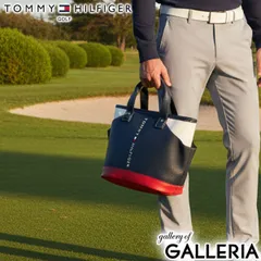トミー ヒルフィガー ゴルフ カートバッグ メンズ レディース 小さめ トートバッグ TOMMY HILFIGER GOLF 軽量 カジュアル ブランド 自立 トート バッグ 合皮 小さい A5 ラウンドバッグ FACE THMG3FBD