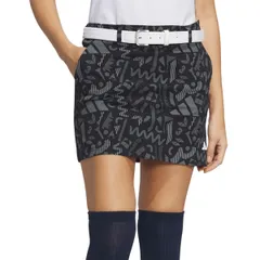 [アディダス] ゴルフウェア スカート レディース グラフィックプリント ストレッチスカート NMJ51 ﾌﾞﾗｯｸ J/L [ﾌﾞﾗｯｸ] [L]
