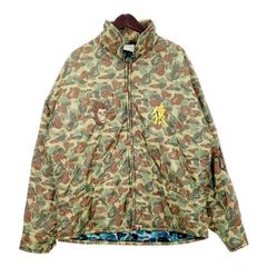 リビルド バイ ニードルス 迷彩柄 S2W8 ジップアップ ジャケット XL 