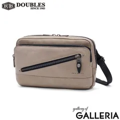 ダブルス ショルダーバッグ メンズ DOUBLES ショルダー バッグ 斜めがけ 小さめ 小さい コンパクト ミニ 革 本革 牛革 レザー ブランド かっこいい シンプル おしゃれ カジュアル 上品 横型 KJA KJA-7660