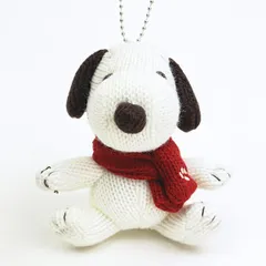 スヌーピー ニットマスコット マフラー ぬいぐるみ SNOOPY