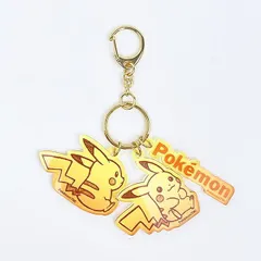 ポケットモンスター ピカチュウ アクリルキーホルダー グラデーション オレンジ ポケモン