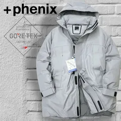 +phenix プラスフェニックス GORE-TEX INFINIUM monster Parka 撥水加工 中綿使用 モンスターパーカー 収納可能フード付き ジャケット ブルゾン アーバンアウトドア 21037 定価4.2万 XL▲000▼51030s03
