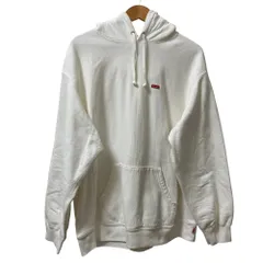 良品 Supreme シュプリーム Small Box Logo Hooded Sweatshirt  スウェットフーディ パーカー L ホワイト メンズ 古着 中古 USED