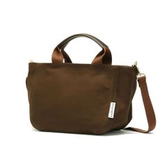 PELLE MORBIDA ティアモモデル 巾着バッグ ブラウンスエード - メルカリ