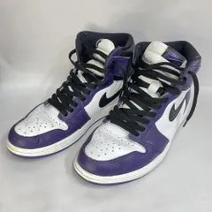 【中古】NIKE AIR JORDAN 1 Retro High OG Court Purple 27.5cm 555088-500　ﾅｲｷ　ｴｱｼﾞｮｳﾀﾞﾝ[79]