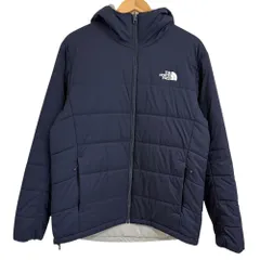 美品 THE NORTH FACE ノースフェイス リバーシブル エニータイム インサレーテッドフーディ ジャケット NY82080 L ネイビー×グレー メンズ 古着 中古 USED