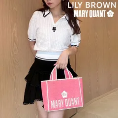 【SALE30%OFF】【即納】 リリー ブラウン LILY BROWN バッグ 25夏 【LILY BROWN×MARY QUANT】ジュートロゴトート 小物 マリクワ コラボ lwgb254303