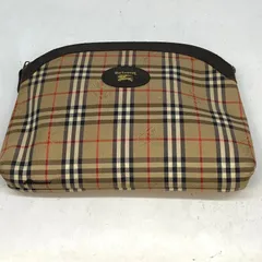 バーバリー ポーチ チェック ハンドバッグ 旅行 コスメ FY364
